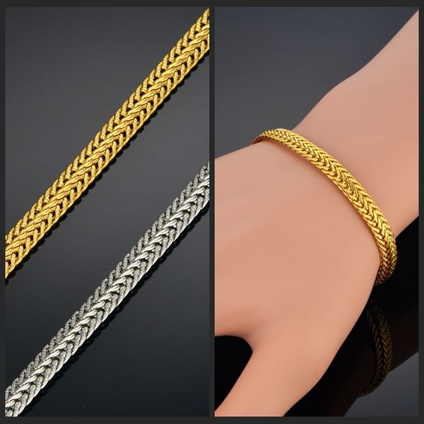 20/22 cm gold color chain link bracelet for men/women jewelry wholesale boho figaro gold chains link bracelet vintage pulseras, Black
20/22 cm gold color chain link bracelet for men/women jewelry wholesale boho figaro gold chains link bracelet vintage pulseras, Black