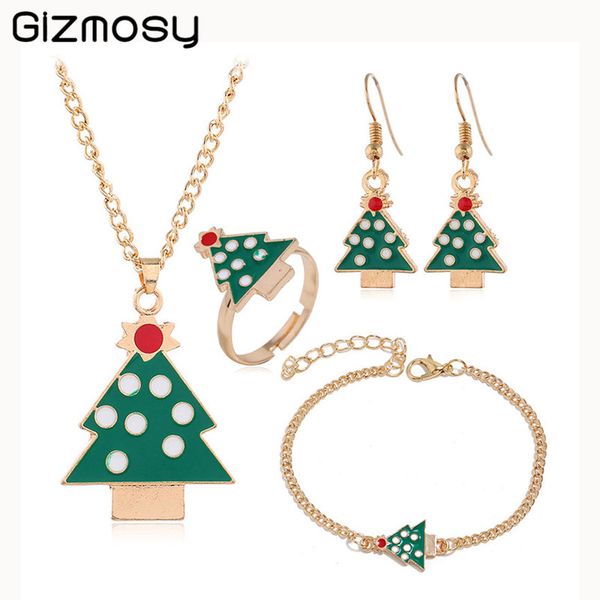 4 piece set christmas series personality creative drip oil christmas tree sweater chain earrings bracelet ring for women sy5220, Silver
4 piece set christmas series personality creative drip oil christmas tree sweater chain earrings bracelet ring for women sy5220, Silver