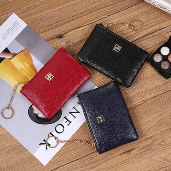 women's coin purse fashion mini small leather female keys card cash bag wallet tassel leave keychain for girl, Red;black
women's coin purse fashion mini small leather female keys card cash bag wallet tassel leave keychain for girl, Red;black