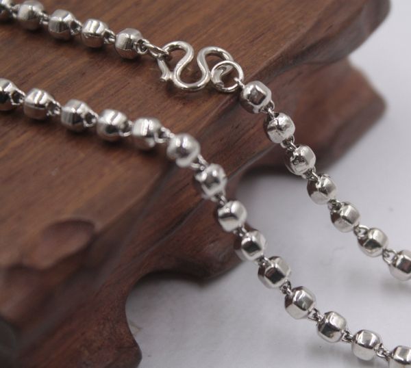 18inch pure 925 серебряное ожерелье 4мм грановитая бисера link цепи ожерелье s925, Silver
18inch pure 925 серебряное ожерелье 4мм грановитая бисера link цепи ожерелье s925, Silver