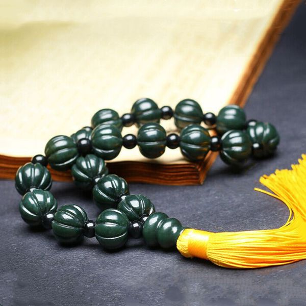 natural hetian qingyu xinjiang lotus pumpkin pendant jewellery men women lucky auspicious amulet jewellery fine jade pendant, Silver
natural hetian qingyu xinjiang lotus pumpkin pendant jewellery men women lucky auspicious amulet jewellery fine jade pendant, Silver