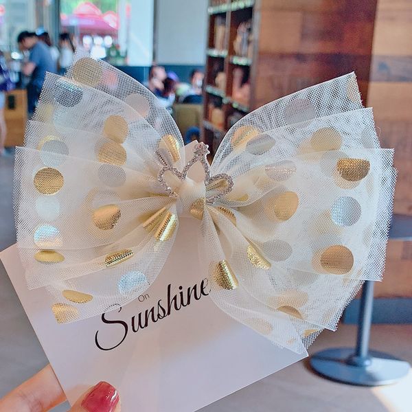 handmade dot mesh hair bows soft girls heart sweet hair clips crown princess hairpin hairgrips barrettes kids accessories, Slivery;white
handmade dot mesh hair bows soft girls heart sweet hair clips crown princess hairpin hairgrips barrettes kids accessories, Slivery;white