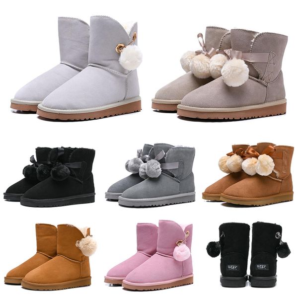 Fashion Luxury Designer Women shoes Australia Snow Boots WGG Bailey Hairball Girl Bow Tie Ankle Knee Winter Boot 36-41
Fashion Luxury Designer Women shoes Australia Snow Boots WGG Bailey Hairball Girl Bow Tie Ankle Knee Winter Boot 36-41