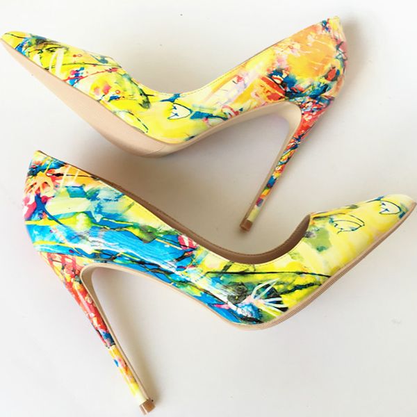 keshangjia 2020 spring new women pumps printing flowers shoes pointed toe thin high heel party wedding shoes females, Black
keshangjia 2020 spring new women pumps printing flowers shoes pointed toe thin high heel party wedding shoes females, Black
