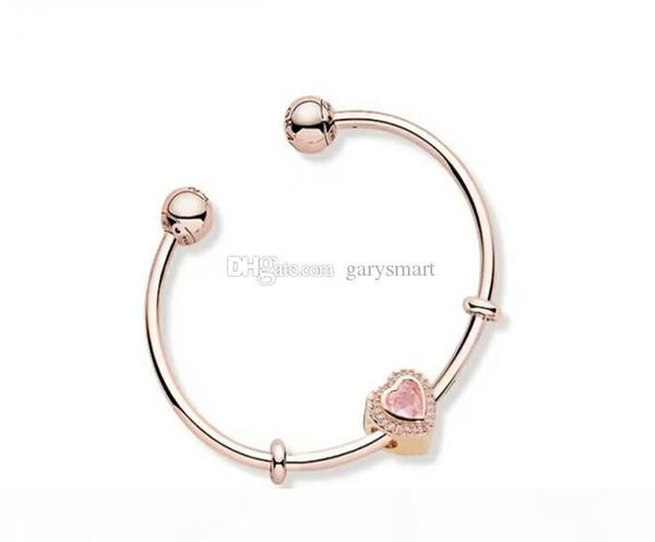 authentic 925 sterling silver moments silver open cuff bangle with pave caps fits european designer style jewelry charms beads 59643922zc, Black
authentic 925 sterling silver moments silver open cuff bangle with pave caps fits european designer style jewelry charms beads 59643922zc, Black