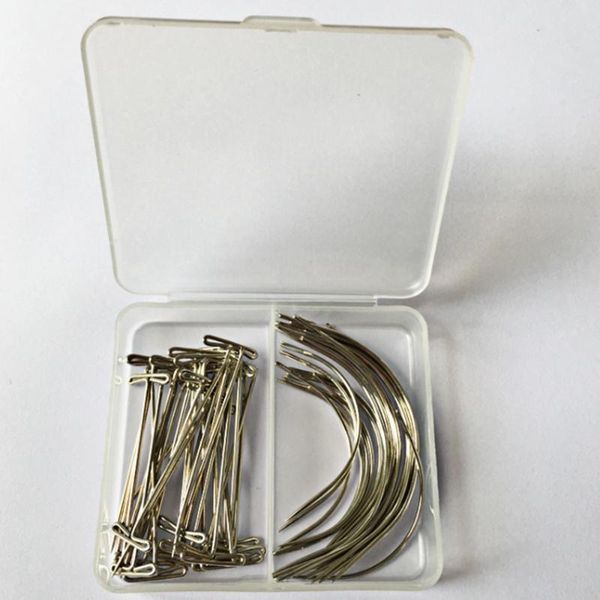 70pcs/set t pins c pins fixed needle set leather needle with sewing thread for holding fabric / wig marking diy sewing tools, Black
70pcs/set t pins c pins fixed needle set leather needle with sewing thread for holding fabric / wig marking diy sewing tools, Black