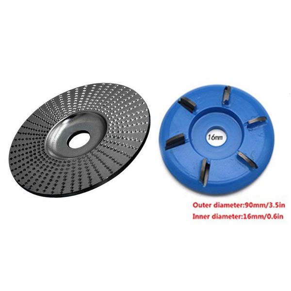 2pcs wood grinding wheel grinder disc & 6 teeth angle milling cutter tools set arc bevel flat tungsten carbide
2pcs wood grinding wheel grinder disc & 6 teeth angle milling cutter tools set arc bevel flat tungsten carbide