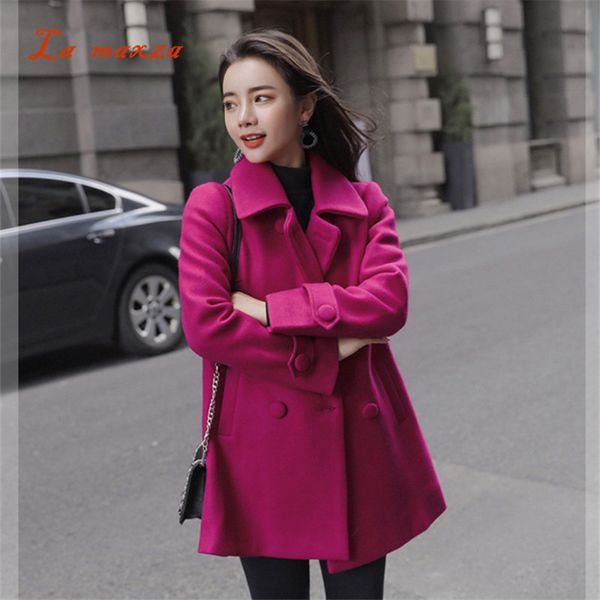 oversize 2018 elegant women wool warm coat new korean style fashion streetwear coat, Black
oversize 2018 elegant women wool warm coat new korean style fashion streetwear coat, Black