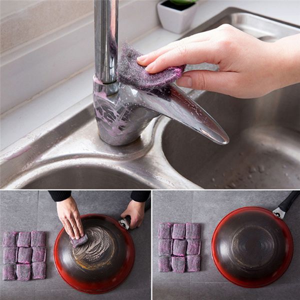 10pcs kitchen accessories tainless steel scrubbers+soap powder dishwashing brush household brush pot decontamination steel ball
10pcs kitchen accessories tainless steel scrubbers+soap powder dishwashing brush household brush pot decontamination steel ball