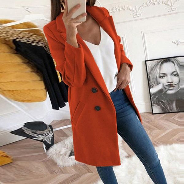winter coat female jacket woman artificial wool elegant blend coat slim female long outerwear jacket clothing #117, Black;brown
winter coat female jacket woman artificial wool elegant blend coat slim female long outerwear jacket clothing #117, Black;brown