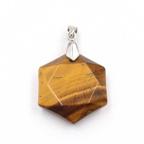 10 pcs hexagon lucky star point tiger eye stone pendant for gift silver plated lapis lazuli jewelr
10 pcs hexagon lucky star point tiger eye stone pendant for gift silver plated lapis lazuli jewelr