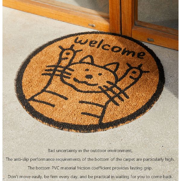 india imported coir mats into the door mat anti-slip mats outdoor rug hallway lovely cats convenience mat welcome floor mat
india imported coir mats into the door mat anti-slip mats outdoor rug hallway lovely cats convenience mat welcome floor mat