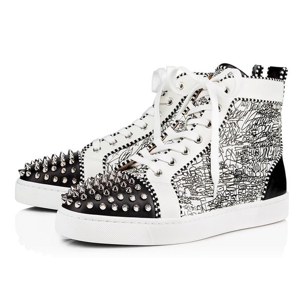 2020 designer shoes for men women fashion spike sneakers triple black white red suede leather mens trainer flat bottoms luxury shoe cu09
2020 designer shoes for men women fashion spike sneakers triple black white red suede leather mens trainer flat bottoms luxury shoe cu09