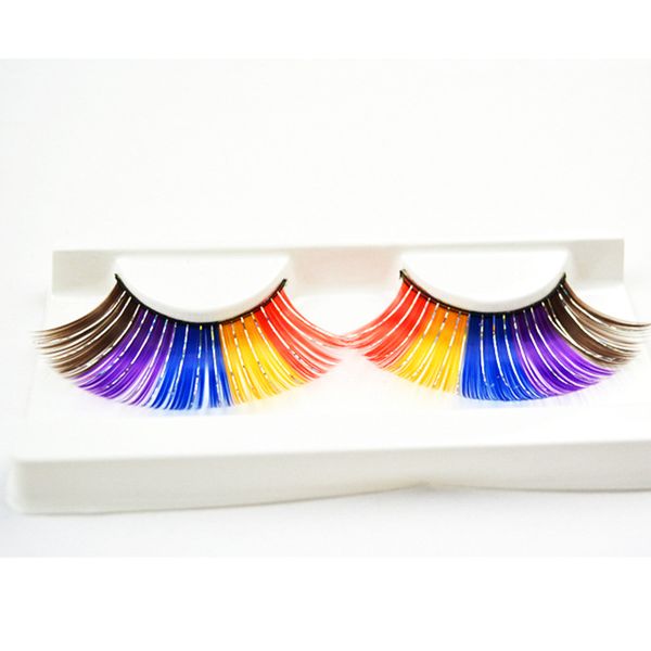 new dramatic false eyelashes for stage party makeup creative colorful feather lashes synthetic hair wholesale ing
new dramatic false eyelashes for stage party makeup creative colorful feather lashes synthetic hair wholesale ing