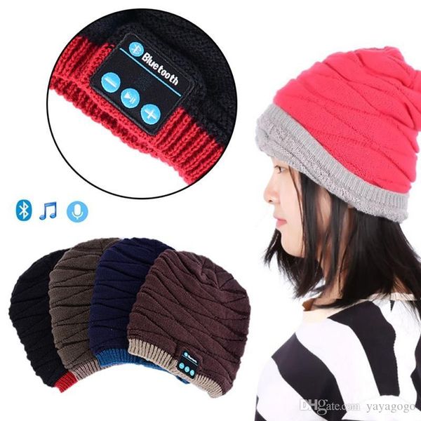 wholesale fashion warm hat wireless bluetooth smart cap headphone headset speaker mic hats e255
wholesale fashion warm hat wireless bluetooth smart cap headphone headset speaker mic hats e255