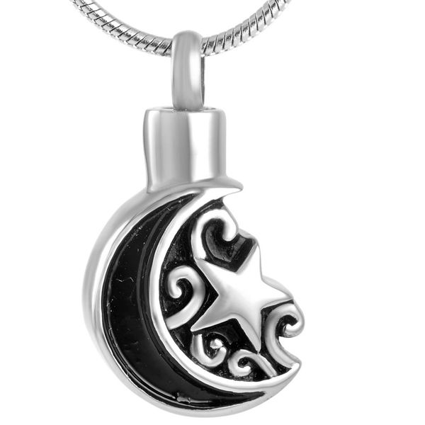 z1911 silver moon and star stainless steel cremation urn necklaces you can put ashes in women men keepsake memorial jewelry
z1911 silver moon and star stainless steel cremation urn necklaces you can put ashes in women men keepsake memorial jewelry