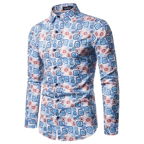 party stage shirt for man casual blouse man digital polka dot print long sleeve men's shirt blue white spring, White;black
party stage shirt for man casual blouse man digital polka dot print long sleeve men's shirt blue white spring, White;black