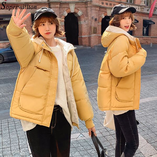 2019 autumn winter coat women hooded embroidery jacket female harajuku parka cotton warm down parka loose outwear fashion g75, Black
2019 autumn winter coat women hooded embroidery jacket female harajuku parka cotton warm down parka loose outwear fashion g75, Black