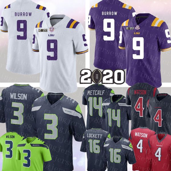 9 joe burrow burreaux ncaa lsu tigers 2020 jersey seattle # seahawk 3 russell wilson dk metcalf 4 deshaun watson houston # texan, Black;red
9 joe burrow burreaux ncaa lsu tigers 2020 jersey seattle # seahawk 3 russell wilson dk metcalf 4 deshaun watson houston # texan, Black;red