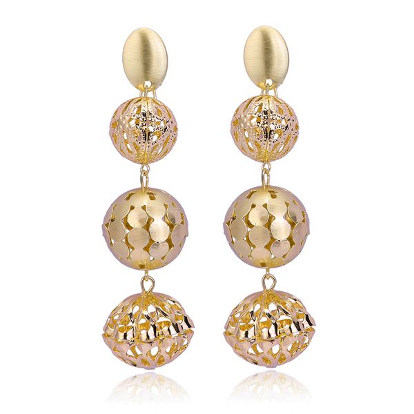 new ethnic handmade earrings stainless steel big earring large long brinco ear accessories oorbellen christmas gift, Golden
new ethnic handmade earrings stainless steel big earring large long brinco ear accessories oorbellen christmas gift, Golden