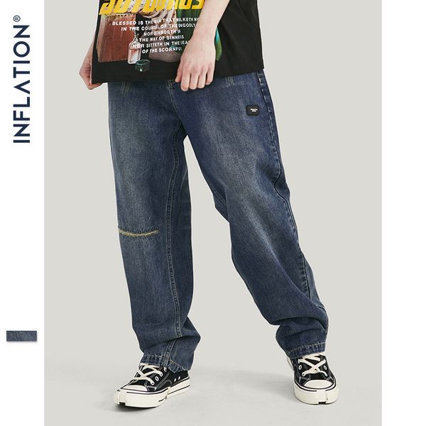 men's jeans inf men s wear 2021 spring fashion brand all around wash water hand hole patch straight tube, Blue
men's jeans inf men s wear 2021 spring fashion brand all around wash water hand hole patch straight tube, Blue