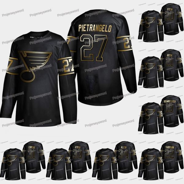 Mens St. Louis Blues Alex Pietrangelo 2019 Golden Edition Jersey Chris Thorburn Alexander Steen Bernie Federko Jared Coreau Jake Allen
Mens St. Louis Blues Alex Pietrangelo 2019 Golden Edition Jersey Chris Thorburn Alexander Steen Bernie Federko Jared Coreau Jake Allen
