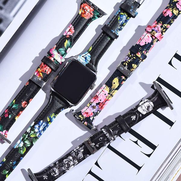 floral thin leather compatible with apple watch band womens for iwatch strap wristband replacement series 5 4 3 2 1
floral thin leather compatible with apple watch band womens for iwatch strap wristband replacement series 5 4 3 2 1