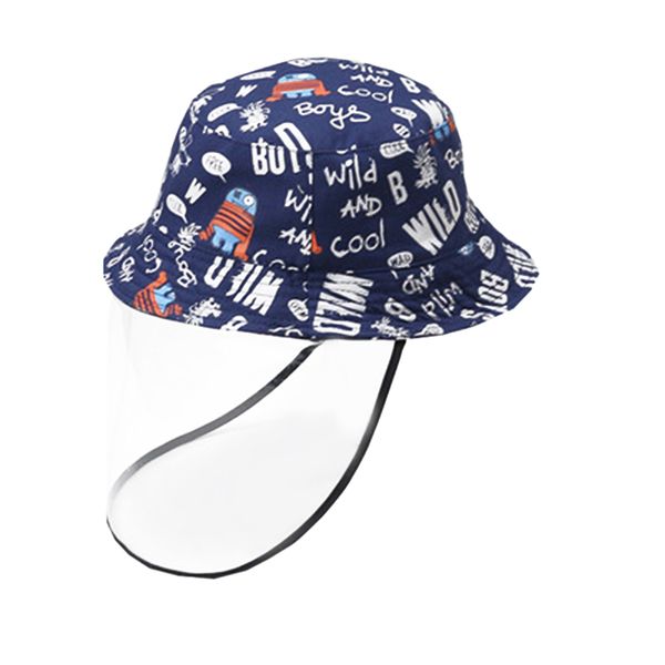 kids sunhat,anti-spitting protective hat dustproof cover kids boys girls fisherman cap hat