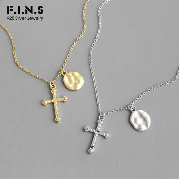 f.i.n.s korean s925 sterling silver necklace ins cross concave round tag long sweater chain two-colors religious style jewelry
f.i.n.s korean s925 sterling silver necklace ins cross concave round tag long sweater chain two-colors religious style jewelry