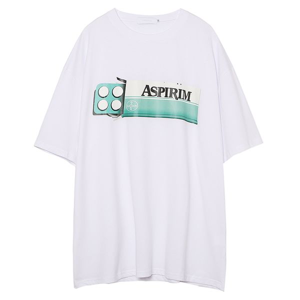 2019 new summer fashion casual funny short sleevesaspirin graphic tee summer fashion tshirt cotton women men top, White
2019 new summer fashion casual funny short sleevesaspirin graphic tee summer fashion tshirt cotton women men top, White