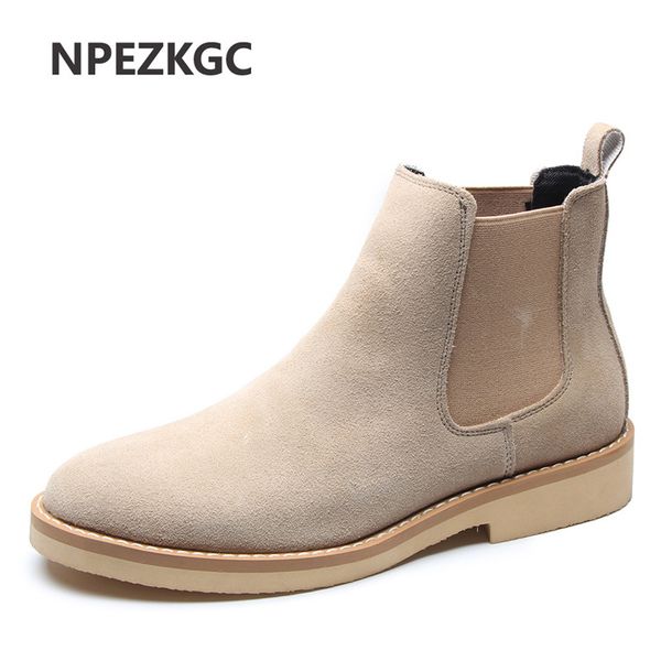 men boots ankle cow suede genuine leather shoes men boots autumn winter big size 38-47, Black
men boots ankle cow suede genuine leather shoes men boots autumn winter big size 38-47, Black