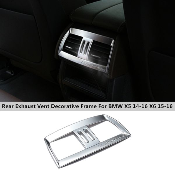 interior decorative rear exhaust vent decorative frame for x5 x6 2014 2015 2016 2017 auto accessories abs chrome car styling
interior decorative rear exhaust vent decorative frame for x5 x6 2014 2015 2016 2017 auto accessories abs chrome car styling