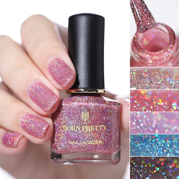 born pretty holographic nail polish 6ml holo glitter nail art varnish shiny lacquer manicure diy designs
born pretty holographic nail polish 6ml holo glitter nail art varnish shiny lacquer manicure diy designs