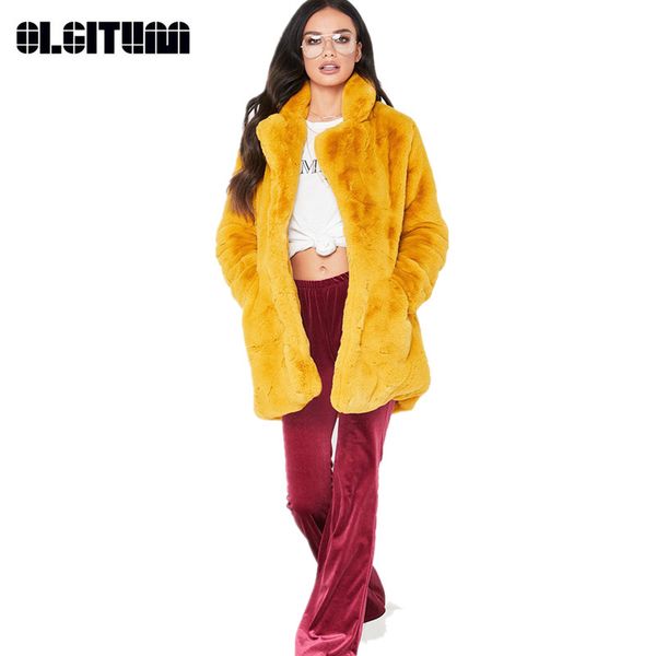 long women's faux fur coat solid loose soft fur coat casual for female 8 color to choose ff057, Black
long women's faux fur coat solid loose soft fur coat casual for female 8 color to choose ff057, Black