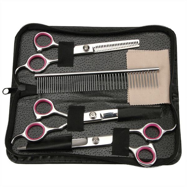 professional pet dog grooming scissors set straight&curved&thinning shears kit
professional pet dog grooming scissors set straight&curved&thinning shears kit