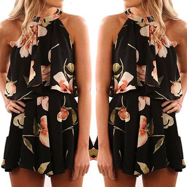 rompers for women bodysuit women off shoulder floral summer women halter sleeveless ruffles wide leg short jumpsuit overalls, Black;white
rompers for women bodysuit women off shoulder floral summer women halter sleeveless ruffles wide leg short jumpsuit overalls, Black;white