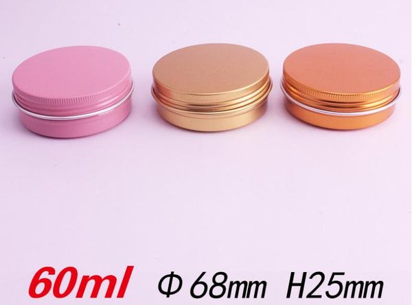 2 oz 60ml 60g multi-colored round aluminum cans screw lid metal tins jars empty slip slide containers sn2026
2 oz 60ml 60g multi-colored round aluminum cans screw lid metal tins jars empty slip slide containers sn2026