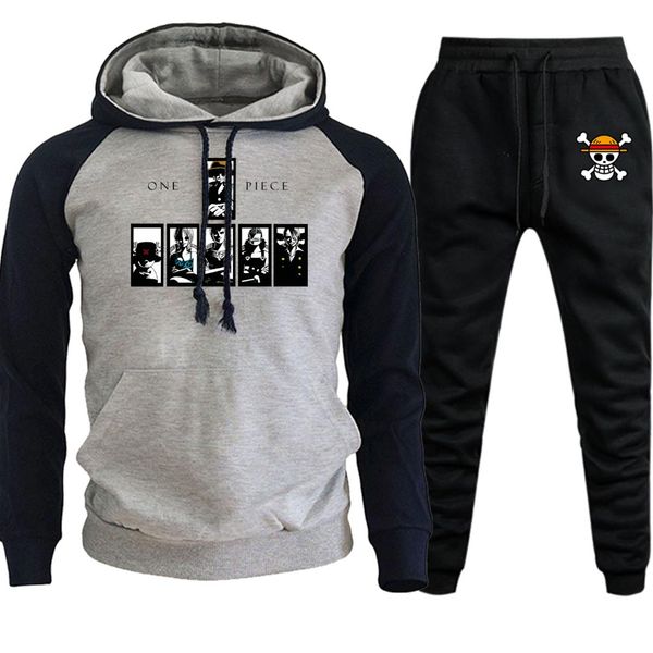 japan anime hoodie men raglan streetwear new autumn winter one piece cartoon print suit male fleece pullover+pants 2 piece set, Gray
japan anime hoodie men raglan streetwear new autumn winter one piece cartoon print suit male fleece pullover+pants 2 piece set, Gray