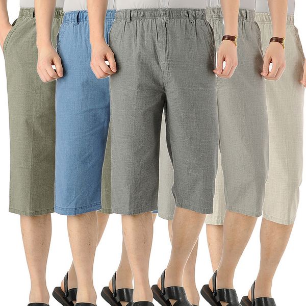 men's pants 2021 summer thin cotton and linen cropped trousers straight high waist loose casual clothing, Black
men's pants 2021 summer thin cotton and linen cropped trousers straight high waist loose casual clothing, Black