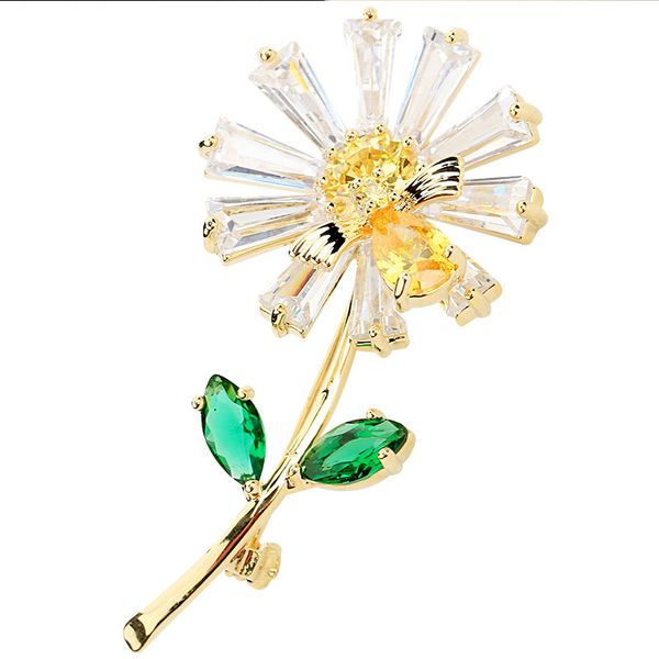 glittering cubic zirconia crystal microcapsules cz zircon stone flower brooch for women, White
glittering cubic zirconia crystal microcapsules cz zircon stone flower brooch for women, White