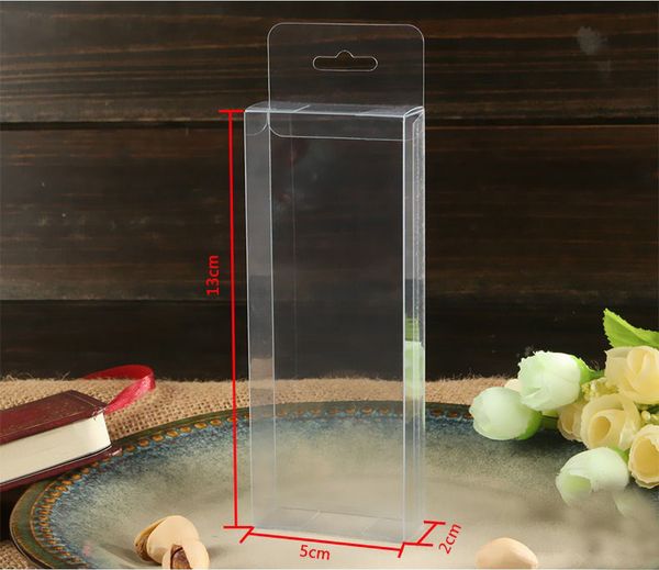 50pcs 2*5*13cm clear plastic pvc hook box packing boxes for gift/phone/candy/cosmetic/craft square transparent pvc box
50pcs 2*5*13cm clear plastic pvc hook box packing boxes for gift/phone/candy/cosmetic/craft square transparent pvc box