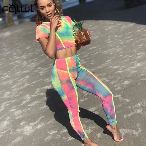 fqlwl tie dye printed two piece set women outfits crop and skinny pants female tracksuit streetwear summer matching set, White
fqlwl tie dye printed two piece set women outfits crop and skinny pants female tracksuit streetwear summer matching set, White