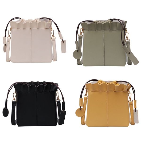 sweet fashion lady single shoulder diagonal package spring summer curling ruffled lace drawstring small bucket bag lx9f
sweet fashion lady single shoulder diagonal package spring summer curling ruffled lace drawstring small bucket bag lx9f