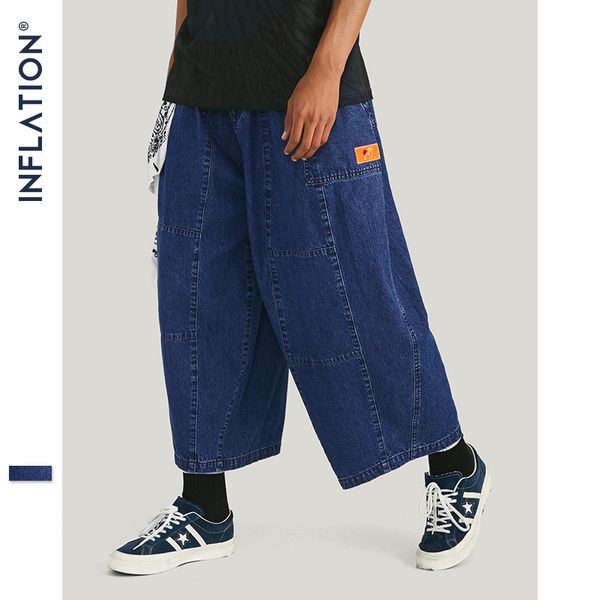 men's jeans logo in europe and america to restore ancient ways loose stitching nine points wide-legged personality, Blue
men's jeans logo in europe and america to restore ancient ways loose stitching nine points wide-legged personality, Blue
