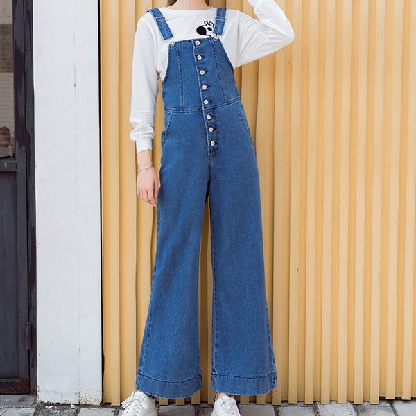 2019 salopette woman high yao студентка easy leisure свободное время брюки lin tai широкие штаны брюки, Blue
2019 salopette woman high yao студентка easy leisure свободное время брюки lin tai широкие штаны брюки, Blue