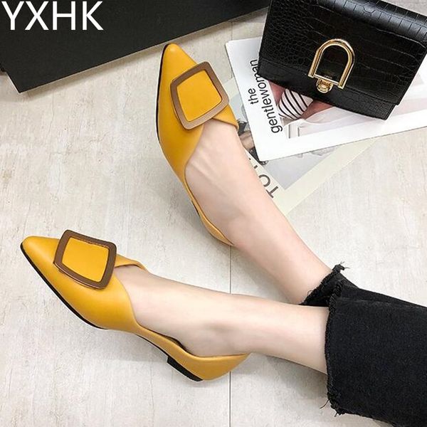 yxhk fashion metal buckle point flat shoes banquet fashion shoes women shallow mouth comfortable work pregnant women, Black
yxhk fashion metal buckle point flat shoes banquet fashion shoes women shallow mouth comfortable work pregnant women, Black