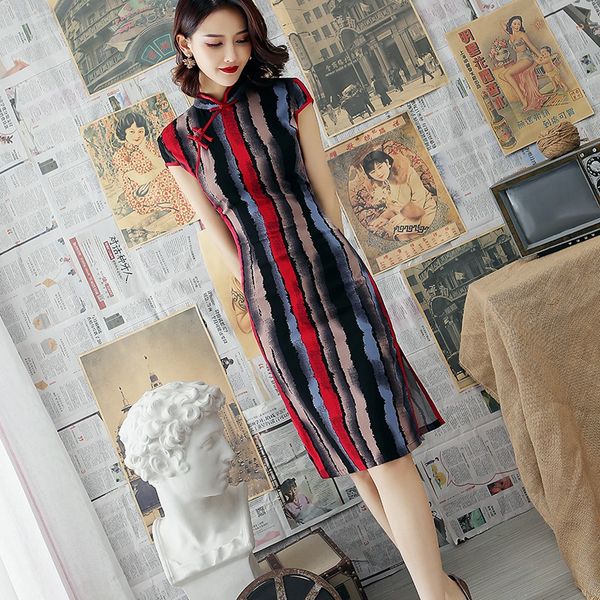 mandarin collar vintage cotton linen cheongsam slim long summer new vestidos short sleeve qipao chinese traditional women dress, Red
mandarin collar vintage cotton linen cheongsam slim long summer new vestidos short sleeve qipao chinese traditional women dress, Red
