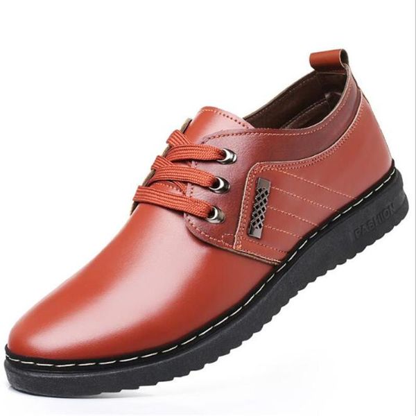 men dress shoes genuine leather man oxford shoes lace up men casual moccasins comfortable fashion office footwear loafers y1376, Black
men dress shoes genuine leather man oxford shoes lace up men casual moccasins comfortable fashion office footwear loafers y1376, Black