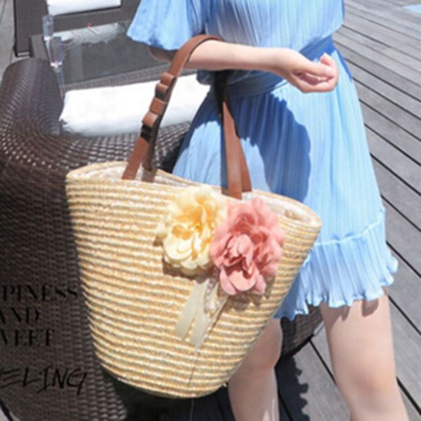 2 flowers hand shoulder women straw bag fashion holidady seaside female beach bag travel wicker flower laides handbag w441
2 flowers hand shoulder women straw bag fashion holidady seaside female beach bag travel wicker flower laides handbag w441