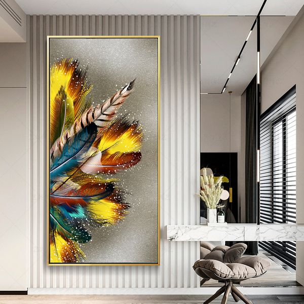 selflessly big size wall pictures golden feather print posters abstract canvas paintings for living room unframed
selflessly big size wall pictures golden feather print posters abstract canvas paintings for living room unframed